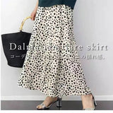 Summer New French Romantic High-Waisted Hip Fashion Wave Half-Dress Irregular Splicing Fishtail Skirt