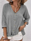Spring-Summer Sale Of New Women's Collar Button-Killey Long