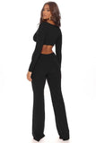Formal Cut Out Long Sleeve