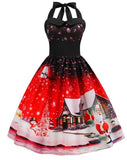Print Halter Party Christmas