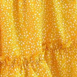 Floral Print Boho Sexy Mini Skirt For Women Bandage Fashion High Waist Frills Short Skirt Female Plus Size Pleated