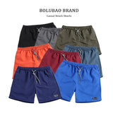 Fashion Brand Men Short Summer Male Casual Slim Fit Shorts Solid Color Breathable Elastic Waist Bermuda Short