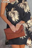 Summer Print Sexy Mini Dress Elegant Irregular Party Gown Women's Fashion One Shoulder Diagonal Neck Print Vintage