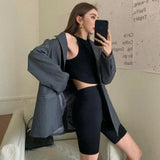 Taste Chic Temperament Sexy Irregular Design Reveals Umbilly Body Weight Loss-Hender Sling