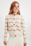 Trendyol Sim Yarn Detailed Knitwear Cardigan