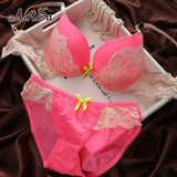 2021 Sexy Lingerie Lace Bra Set Women Push Up Underwear Set Lace Bra & Panties Set Night