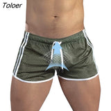 Men Shorts Fitness Bodybuilding Shorts Mens Mesh Breathable Quick Drying Fashion Casual Joggers Sportswear 425-0-Outfit