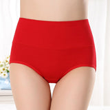 Women Tummy Control Panties High Waist Cotton Briefs M to XXL Comfortable