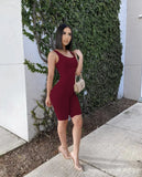 Sexy Sleeveless Solid