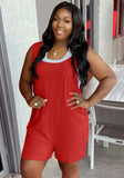 Sleeveless O-Neck Loose Fitting Casual