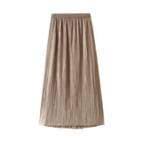 Autumn Vintage Fall Dress Slim Swing Fishtail Skirt Women Fashion A Word Morphine Half Dress