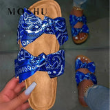 Sandals Women 2020 Bandana Shoes Woman Cork Sandals Flat Shoes Ladies Fashion Beach Sandles Shoes Women Sandalias