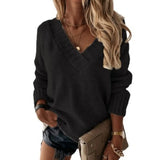 Neck Knitted Sweaters Women Autumn Winter Fashion Thick Warm Knit Jumpers Female Solid Elegant Long Sleeve Oversized