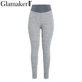 High waist spandex fitness legging Women push up sexy black exercise capri leggings Fashion sport jeggings pants
