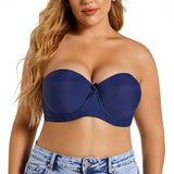 Plus Size Strapless Bra Push Up Women Underwear Seamless Sexy Lingerie Invisible Non Slip