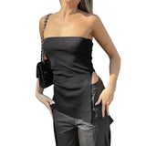 Spring And Summer Explosion Women's Clothing Irregular Open Fork Bra