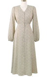 Plus Size Print Summer Dress Evening Long Vintage Dresses Party Oversize Long Sleeve Beach Women Dress Robe Vestido