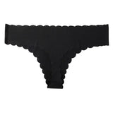 Lady One-Thick Thread Wave Side Cotton Crotch Low-Waist Bikini Trousers