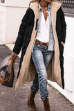 Solid Hooded Cotton Suit Long Sleeve Double-Sided Winter Warm Shirt Coat Cotton