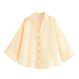 New Women's Fashion Set Simple Linen-Blend Long-Sleeved