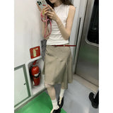 Sling Vest Sleeveless Body Dress Summer New Design Open Skirt