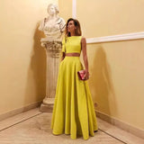 Shoulder Sleeves Drag Two-Piece Suit Skirt