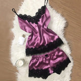 Exploding Pajamas Simulation Silk Pyjamas Large-Size Home Underwear Pajamas Skirt