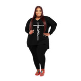 Size Sets Fall Clothes for Women Two Piece Outfits Loose Top Pants Casual Tracksuit Jogging Suits Wholesale