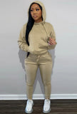 Long Sleeve Hooded Sweatsuit with
