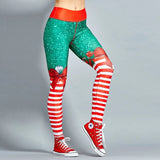 Trousers For Women Lady Casual Elasticity Skinny Leggins Mujer High Waist Workout Printing Stretchy Pants