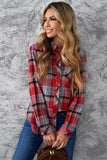 Button Front Curved Hem