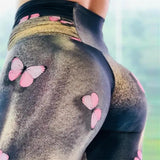 Waist Fitness Leggings Women 3D Moon Print Fashion Leggins Push Up Sexy Ankle-Length Pants Elasticity Legging