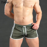 Men Shorts Fitness Bodybuilding Shorts Mens Mesh Breathable Quick Drying Fashion Casual Joggers Sportswear 319-1-Outfit