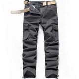 New Men Cargo Pants Men Multi Pockets Pants Military Camouflage Track Pants Trousers Mens Elastic Waist