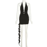 2025 Fashion Trend Women's New Sexy Hanging Neck Repair Body And Hip