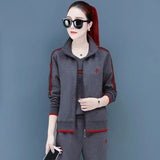 2020 New Women Clothing 3 Piece Set Women Plus Size Oversized Autumn Suit Tracksuits Lounge Wear Female Top And