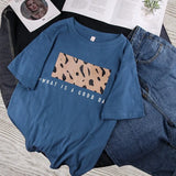 Leopard Print T shirts Women 2019 Spring Summer Hot Tees Casual O-Neck Short Sleeve Harajuku Cool T-shirt Female