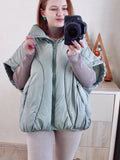 2022 Winter Women's Ultra Light Down Vest Oversized Warm Jacket Female Sleeveless Down Ves Windproof