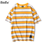 Brand Men T-Shirts Fashion 2020 New T Shirts Neutral Style Men's Street Casual Original Stripe T Shirt