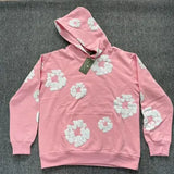Tide Brand Foam Print Loose Sweater Y2K Hip Hop Street Suit For Men And Women-Outfit