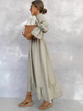 Women's Spring/Summer Bubble Sleeve Dress Dress New Women's