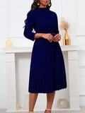 New Women's Fashion Elegant Pressure Skirt Elegant Solid Color Large