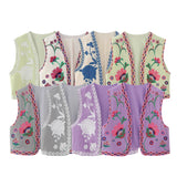 New Embroidery Cardigan Fashion Vest 6895023-Outfit