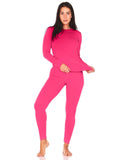 And Winter Warm Underwear Women's Seamless Slim Comfortable Elastic Solid Color Long-Sleeved Trousers Autumn Suit Long Johns-Outfit