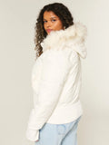 Women's Autumn And Winter Fashion With A New Short-Term Warm Collar Collar Zip Cotton Coat