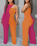 Spring And Summer New Women's Irregular Trousers Out-Shoulder Commuting