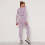 New Gym Set Women Seamless Fitness Bra Sport High Waist GYM Sexy Booty Leggings Push Up Pants Leggins Workout