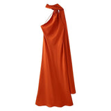 Explosive Women's Temperament Lightly Exposed Back Ribbon Hanging Neck
