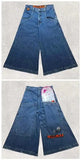 Hiphop New Spring Hip-Hop Style Straight Jeans With Loose Broad Legs-Outfit