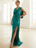 Cowl Neck Split Sleeveless